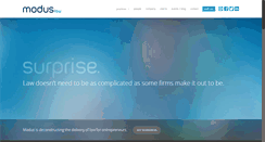 Desktop Screenshot of moduslaw.com
